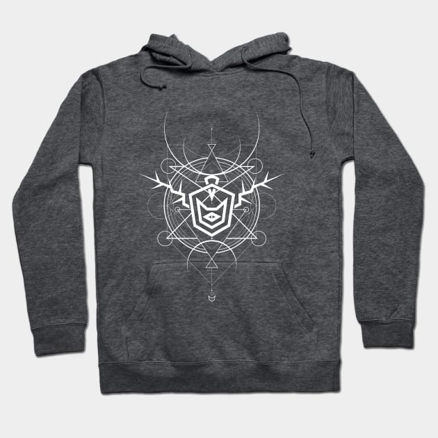 Demon Cyclops Cat Hoodie by craycrayowl